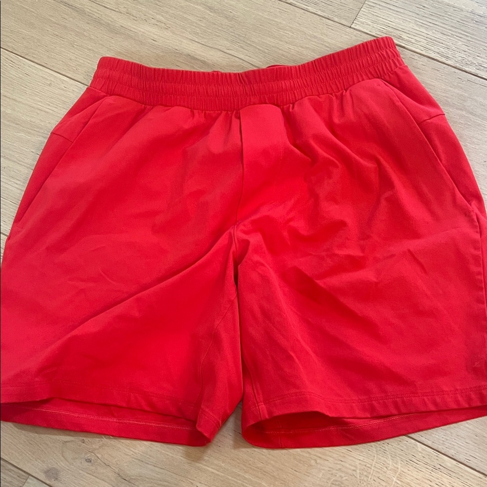 Lululemon Athletica Red Running Shorts